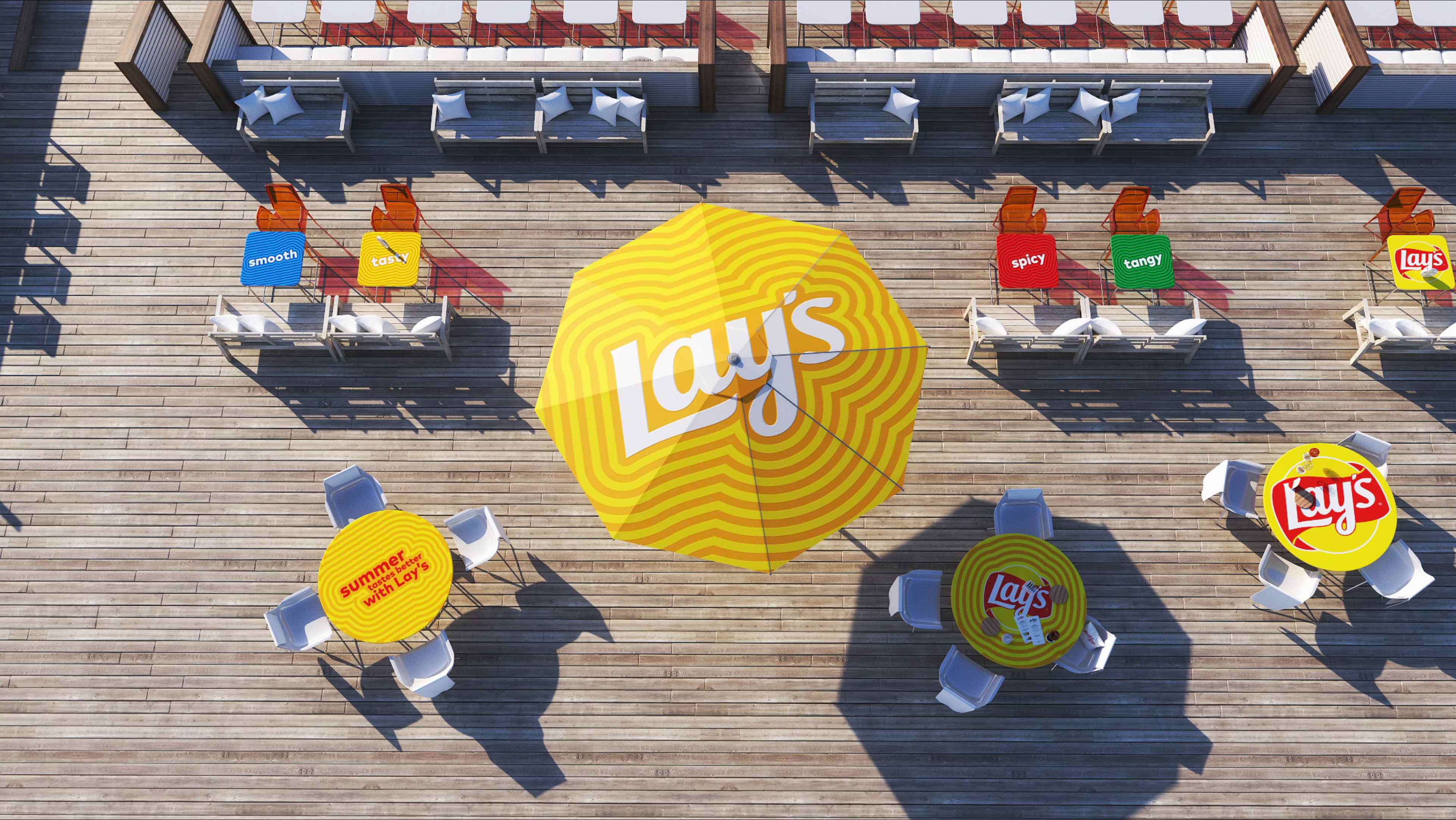 Lay's EER subway advertising placement
