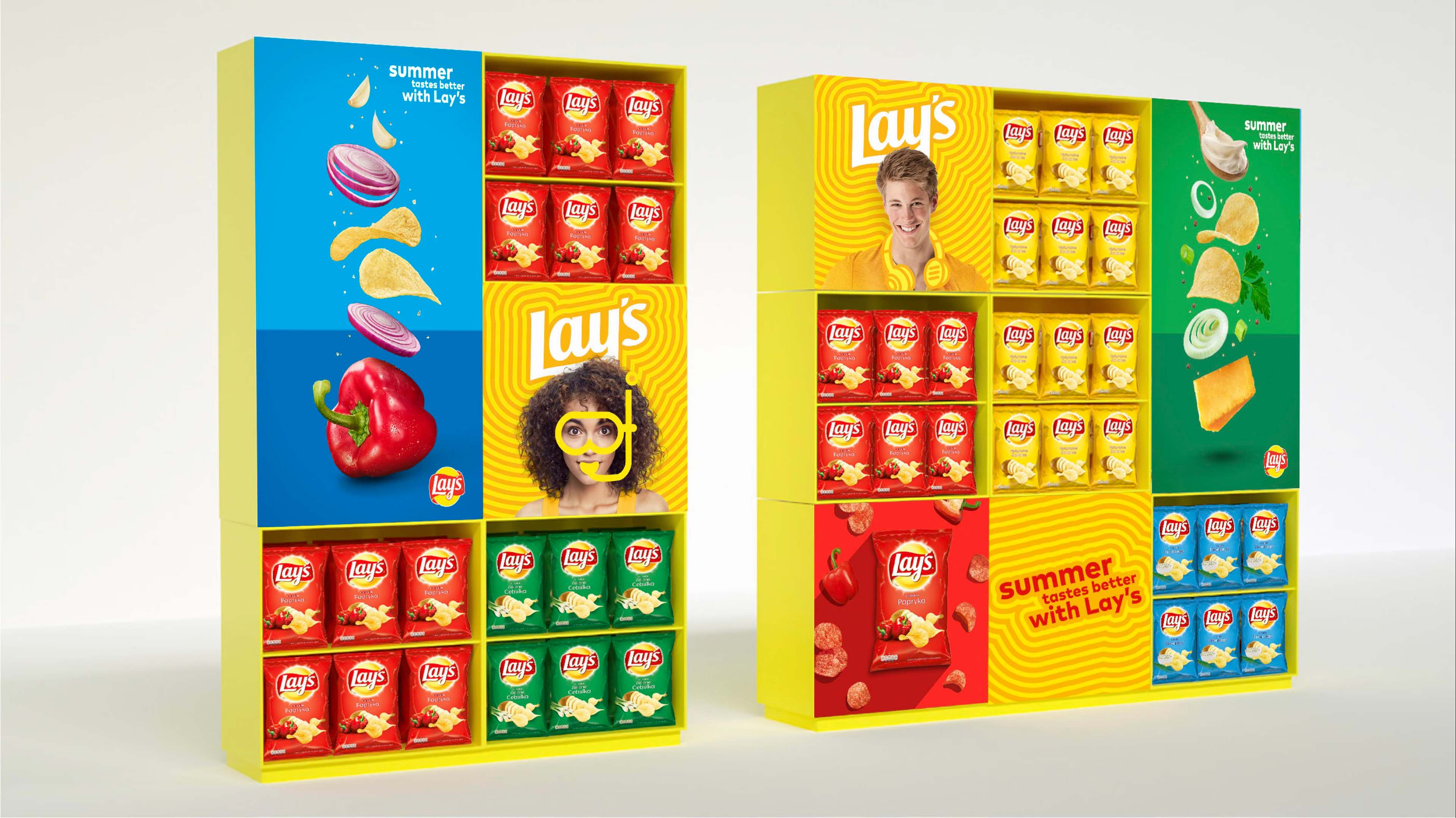 Lay's EER summer campaign visual with surfers