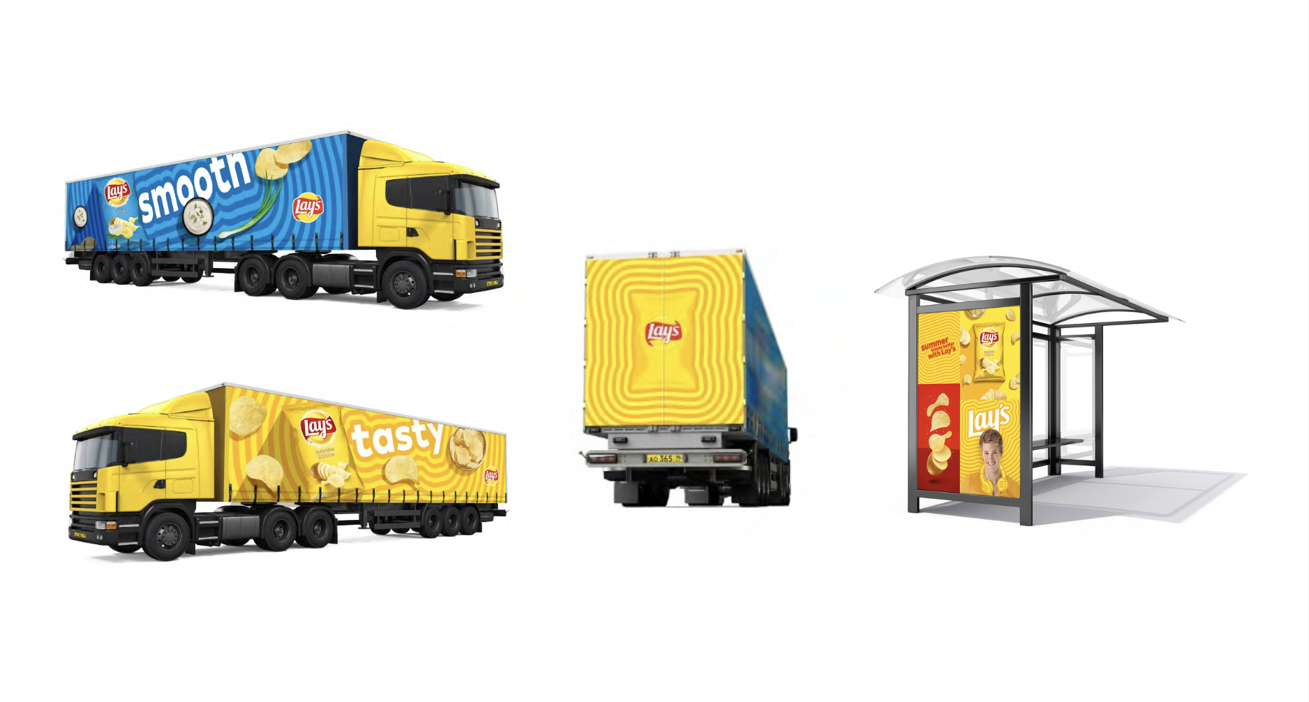 Lay's EER branded delivery truck